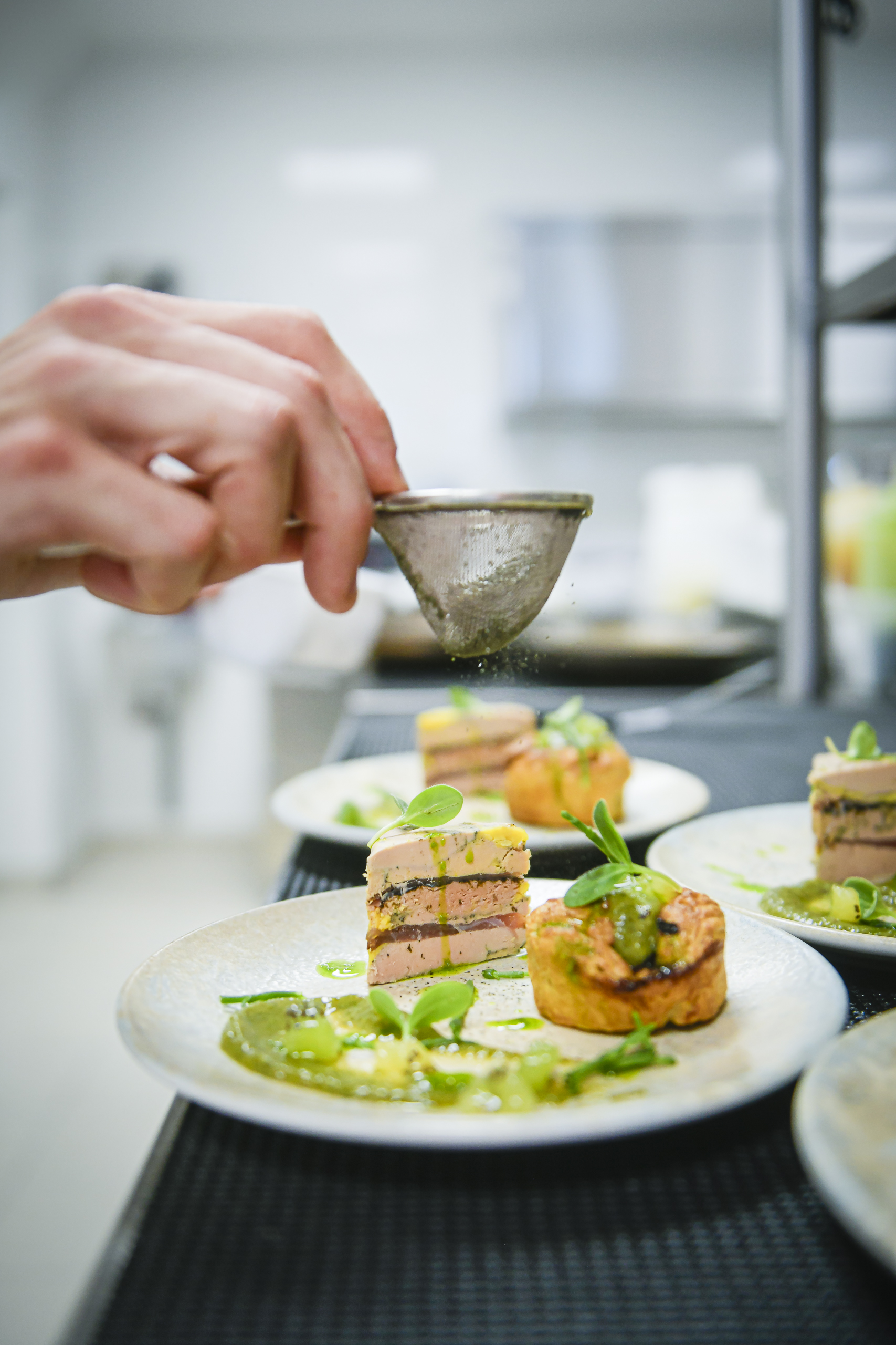 dressage plat restaurant les clayeres